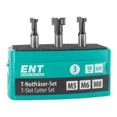 ENT T-Nutfräser-Set 3-teilig in M5 - M6 - M8