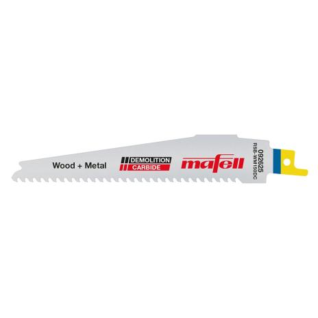 Säbelsägeblatt RSB-WM150 DC Wood + Metal Demolition Carbide 150 mm 