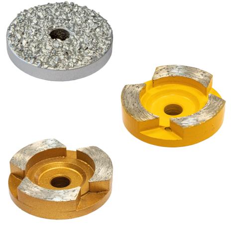 Diamant-Schleifteller 3er-sets | Ø 44mm 