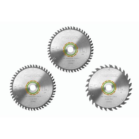 Kreissägeblatt-Set KSB-SORT/3 W 160x2,2 