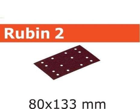 StickFix Schleifstreifen 80x133 Rubin 2 40 | 50 Stück