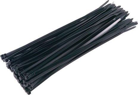 Kabelbinder schwarz 100, 160, 190 mm | 75 Stück