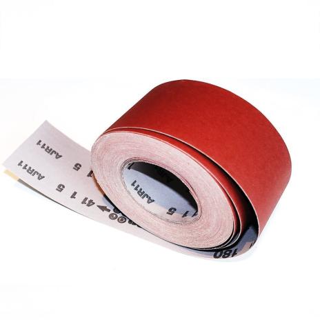 Schleifbandrolle, 75 mm, × 25 m, K80 