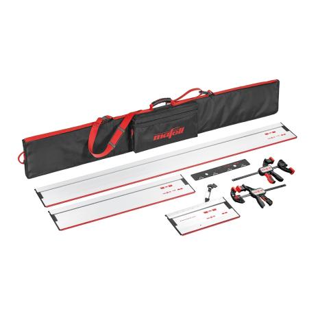 Führungsschienentaschen-Set 80/160 mm mit Winkelanschlag 
