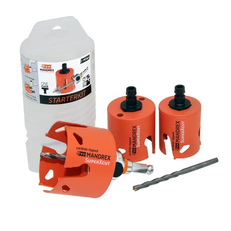 MXqs Elektriker Mehrzweck Lochsägen SuperXCut Set 5 | 4-teilig 