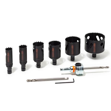 MXqs Bi-Metall Lochsägen EasyXcut Set Ø 22 - 68 mm | 7-teilig 