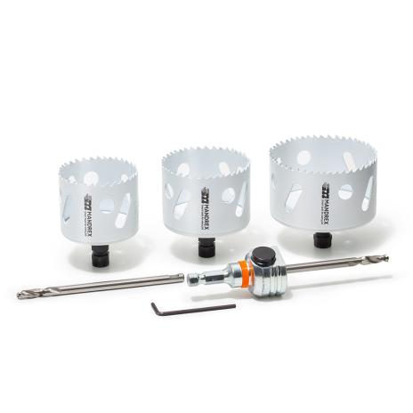 MXqs Bi-Metall Lochsägen SpeedXCut Set Ø 60 - 83 mm | 4-teilig 