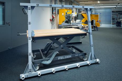 Plattenschwenkeinrichtung für FAT 300 S / FAT 500 S | Ausstellungsmaschine 