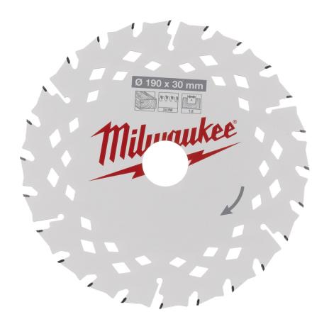 Kreissägeblatt Holz für Akku-Handkreissägen 190/30 mm Z24 