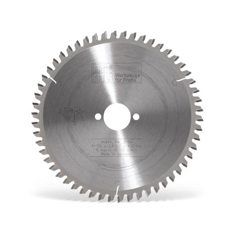 Kreissägeblatt Trapez-Flachzahn | negativer Spanwinkel | für Aluminium, Kunststoff & beschichtete Werkstoffe 190 mm