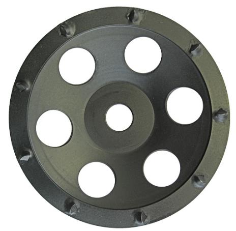 PKD-Schleifteller Ø 175 mm, 9 PKD-Segmente rund 