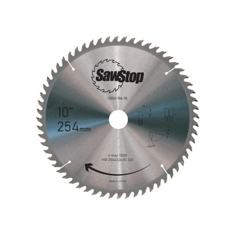 Sägeblatt Ø 254 mm x3,0 / 2,0x30 mm WZ60 