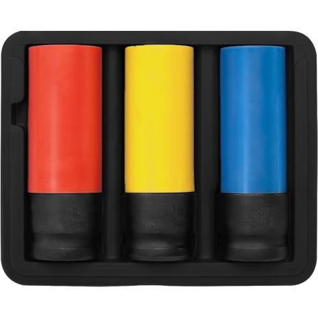 Radmutterneinsätze 1/2" 3-teilig 